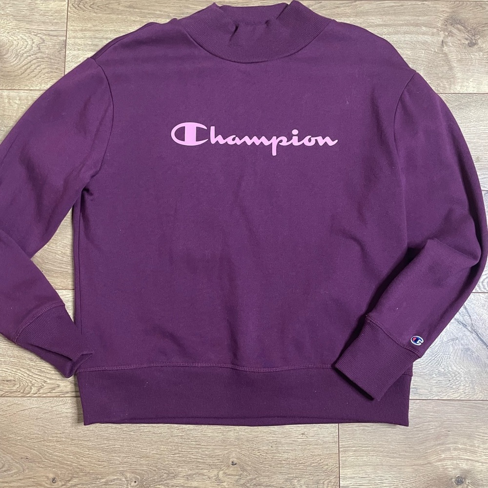 Champion Maroon Crewneck Sweatshirt